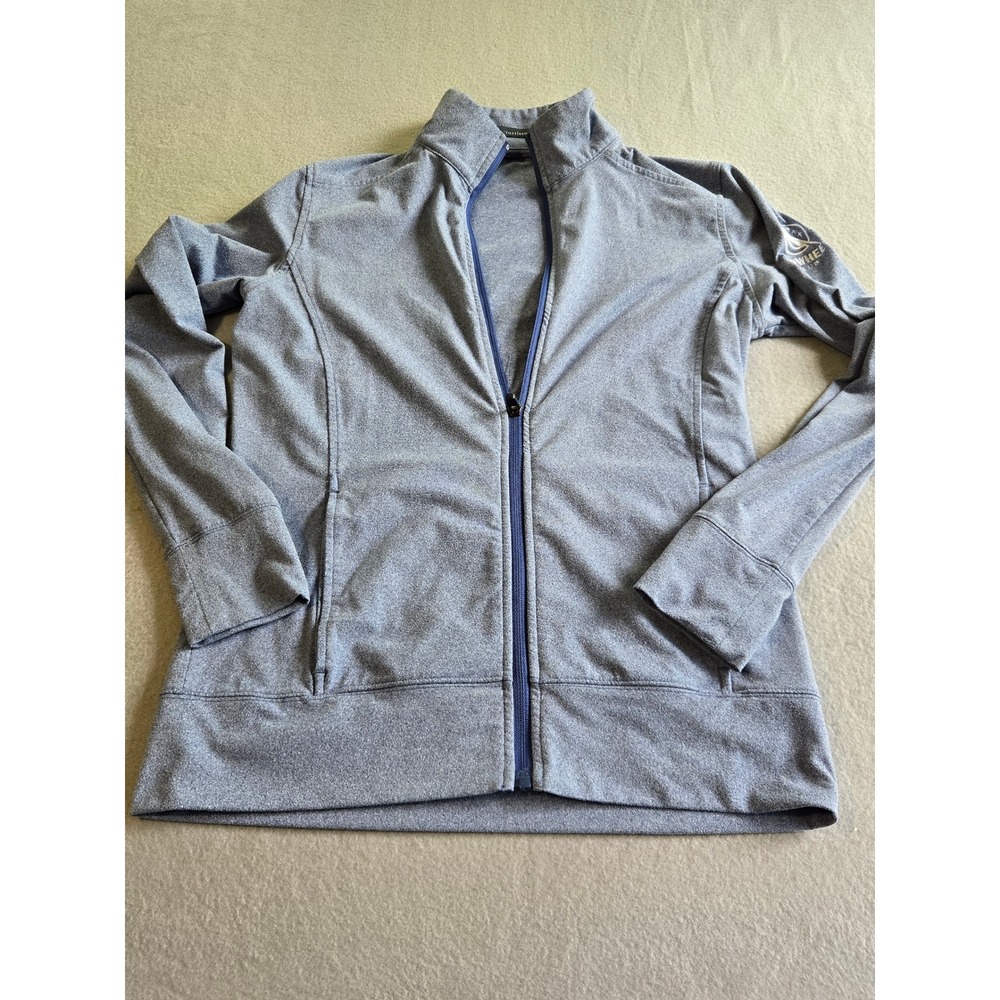 Turtleson Full Zip Jacket‎ Womens XS Blue Towhee Club Logo Performance Stretch